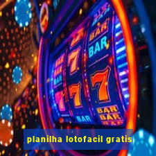 planilha lotofacil gratis